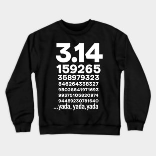 Pi Finally Solved Funny Math Crewneck Sweatshirt